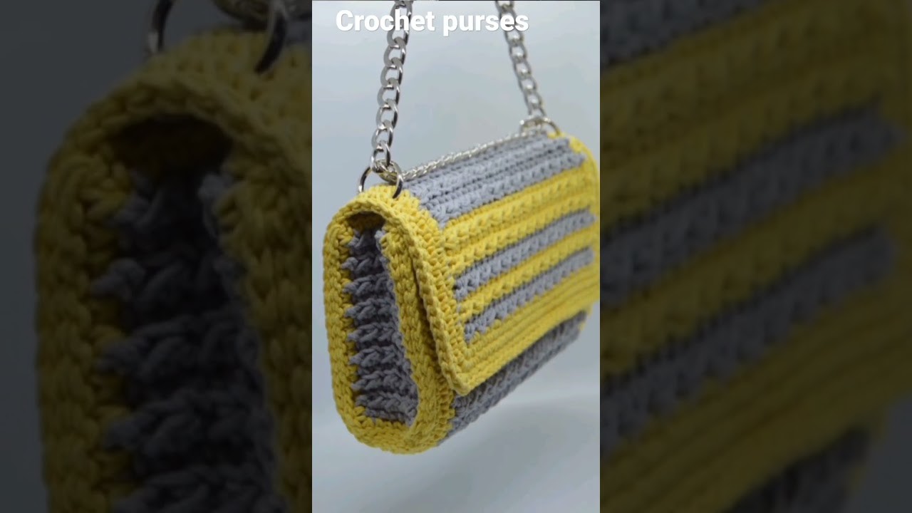 Crochet purse