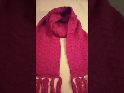 Easy crochet woolen scarf #crochet #ytstudio #shorts #viral