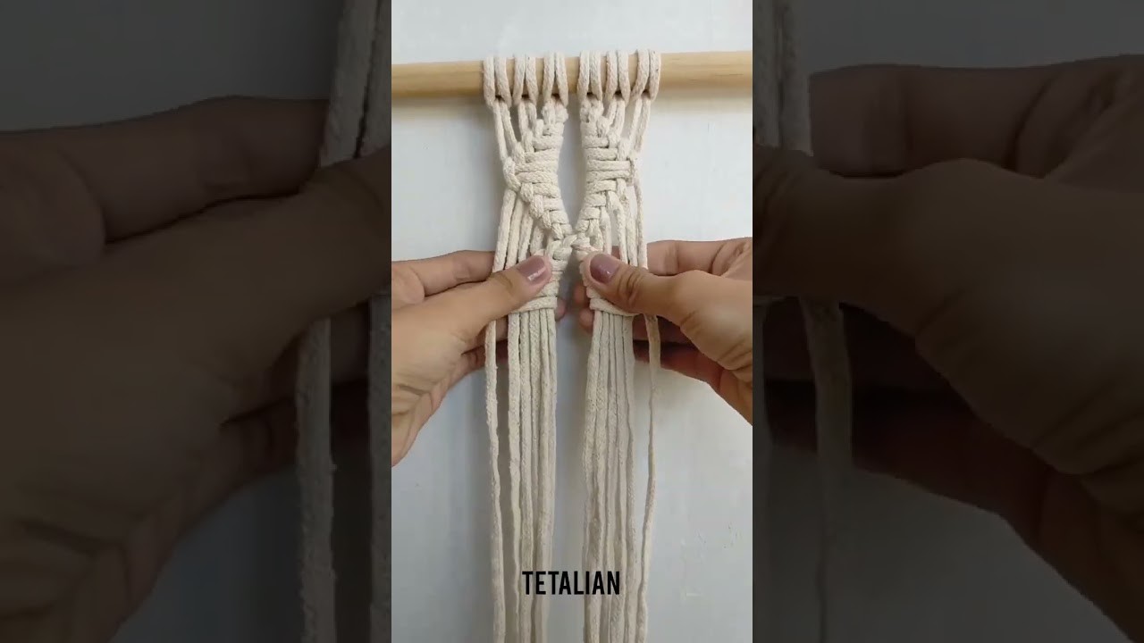 Macrame pattern #macrame #simpulmudah #macrametutorial #hack #kerajinantangan #art #decoration