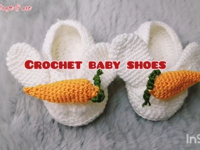 Crochet baby shoes ||কুঁশিকাটার বেবি জুতা | how to do baby shoes crochet #crochet #tutorial #pattern