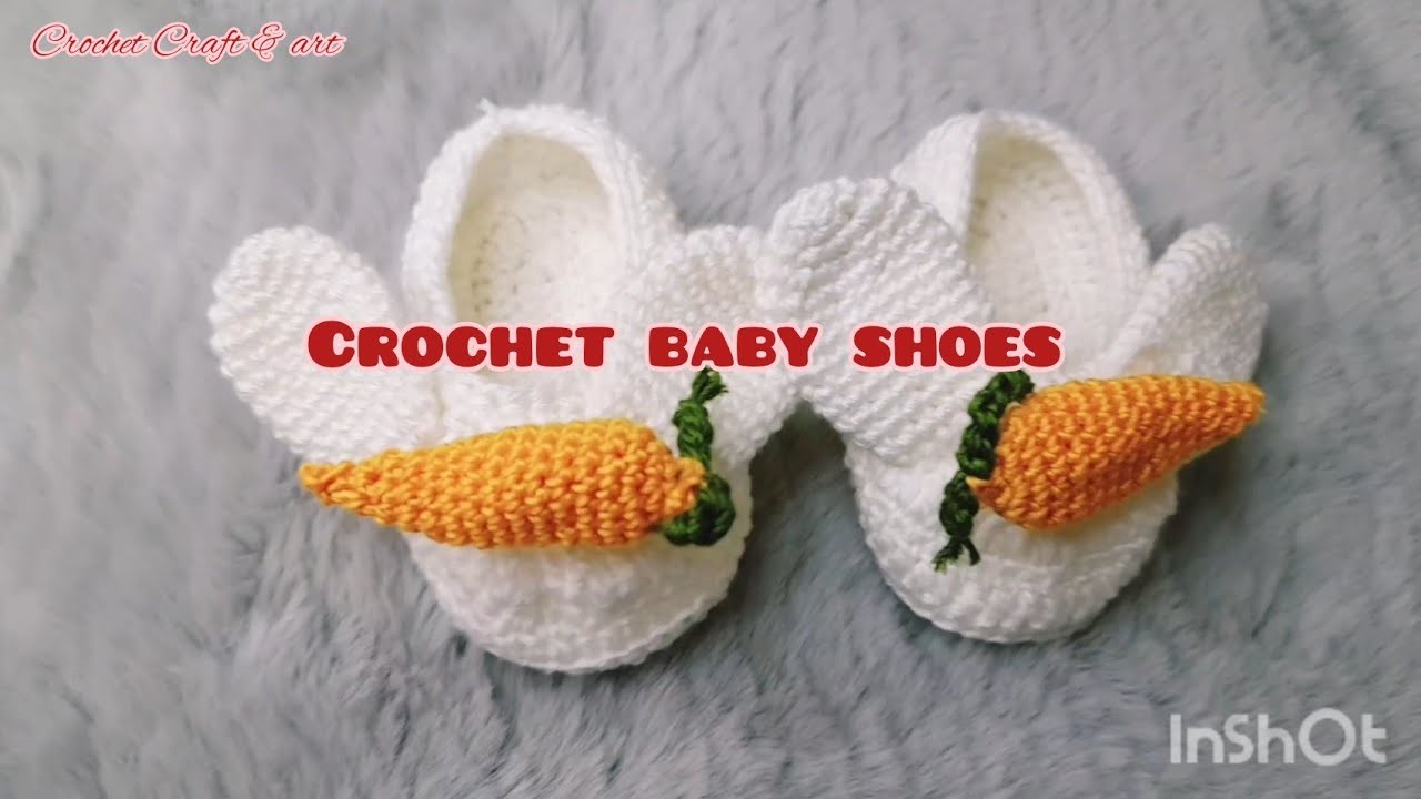 Crochet baby shoes ||কুঁশিকাটার বেবি জুতা | how to do baby shoes crochet #crochet #tutorial #pattern