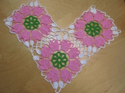 Crochet granny  squares Roses part 2 #knitting #crochet  #Rubystedman #Rubyknitcrochetytejidos