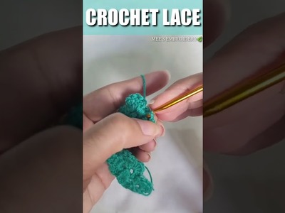 Crochet Lace#shorts#crochetlace#crochetlacedesign#crochet#crochettutorial@meesembroidery37