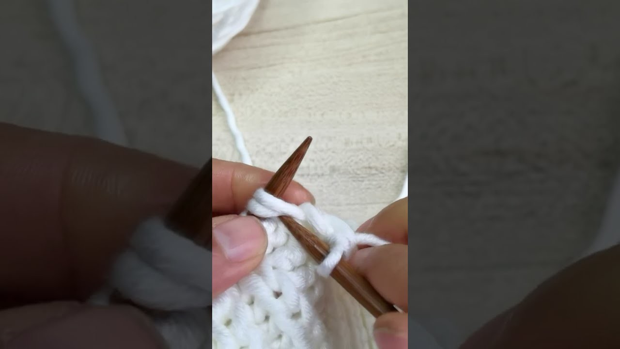 毛线帽子，围巾收针简单的方法#shorts