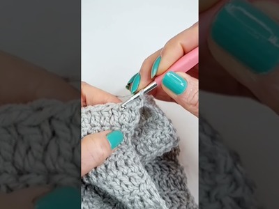 COSER SIN COSER! #crochet #crochettutorial #short #crochetdesdecero