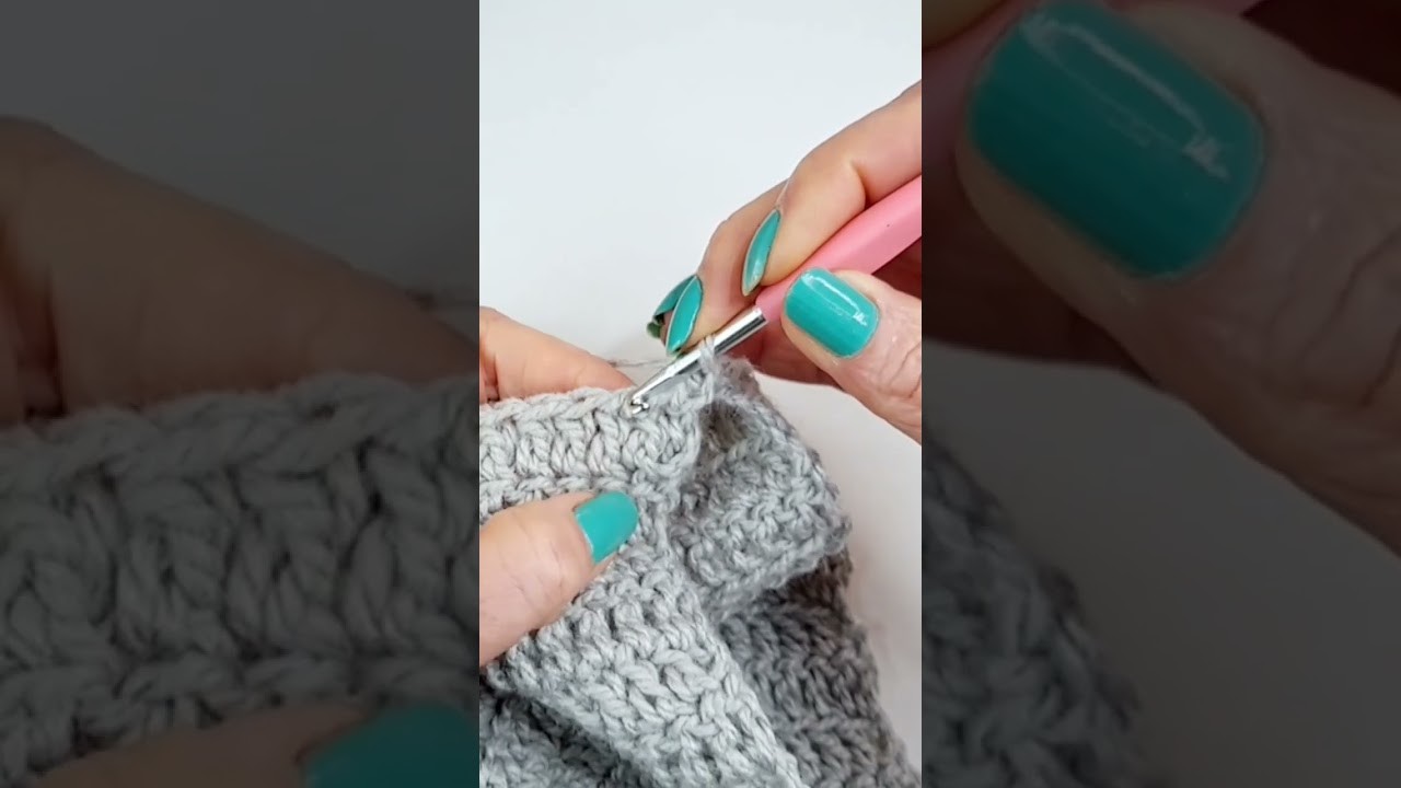 COSER SIN COSER! #crochet #crochettutorial #short #crochetdesdecero