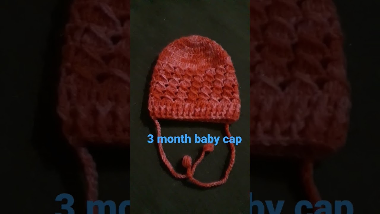 3 months baby cap