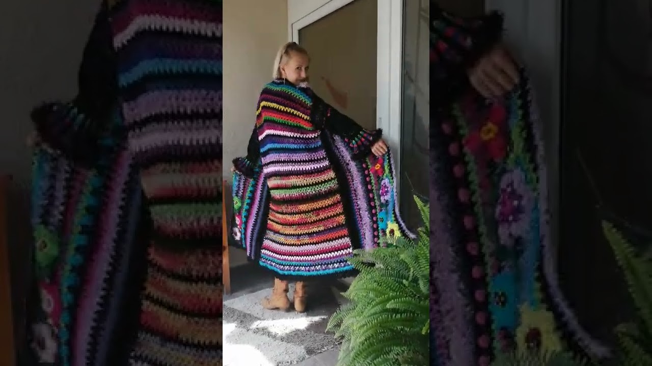 Crochet coat