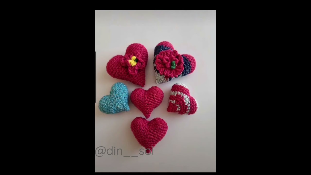 Pattern Crochet Amigurumi Heart #freepattern #crochet#crochetpattern