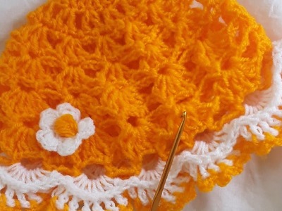 3-6 Month baby crochet hat . @yscrochet . sinhala