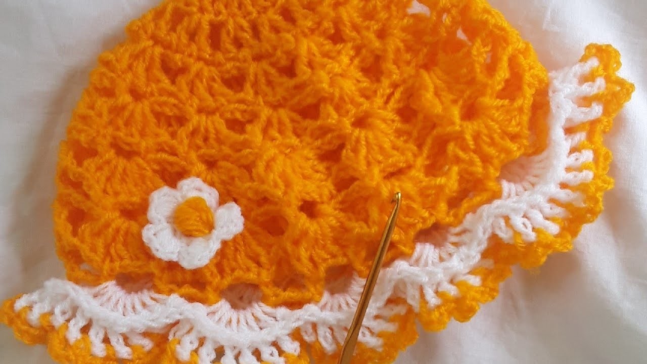 3-6 Month baby crochet hat . @yscrochet . sinhala