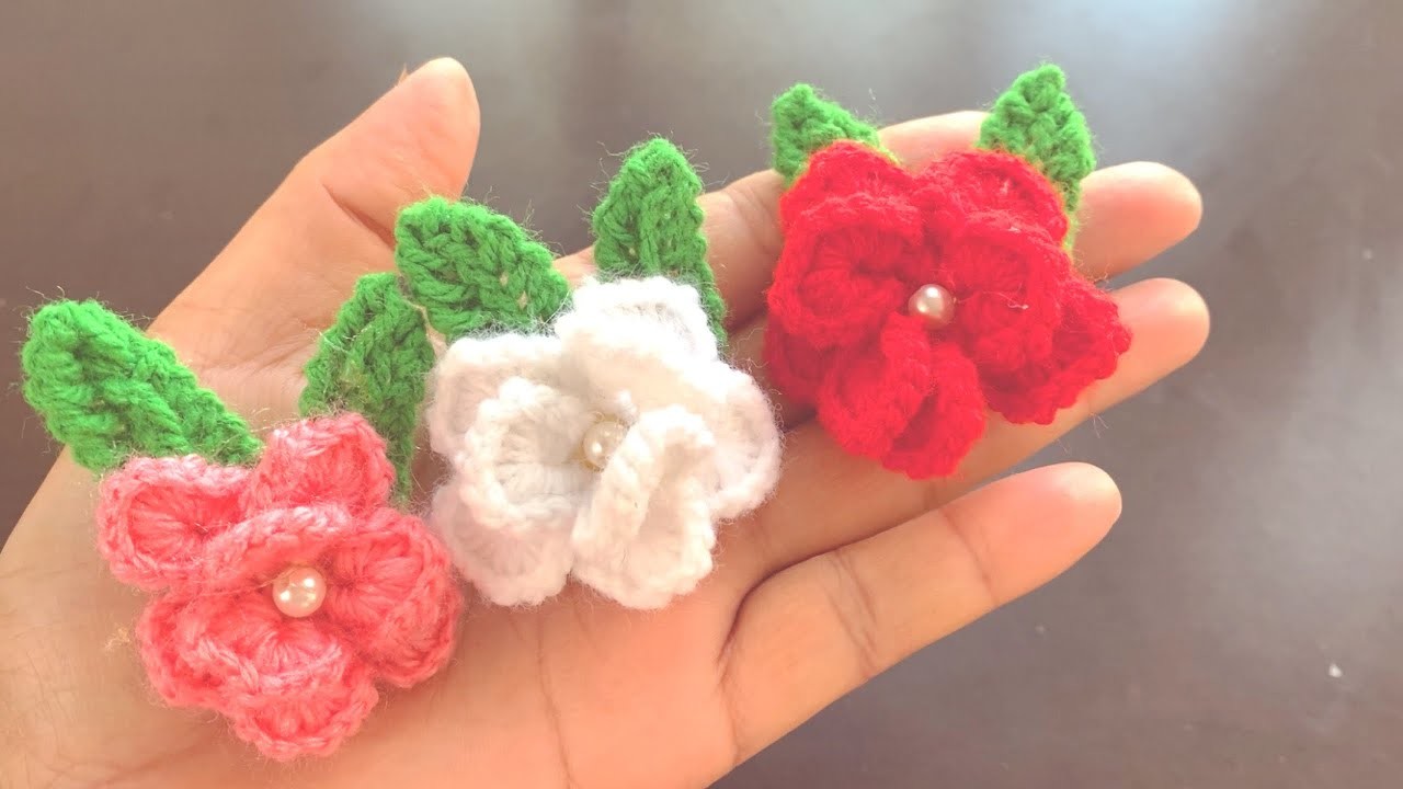 Crochet flower #crochet #crochetpattern