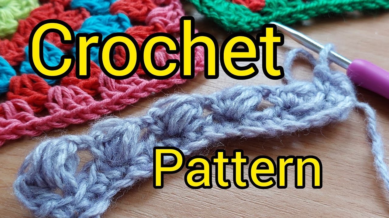 ???? Crochet Pattern. Crochet lessons