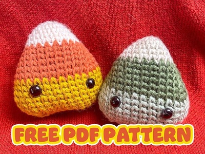 Free Pattern: Crochet Candy Corn Amigurumi