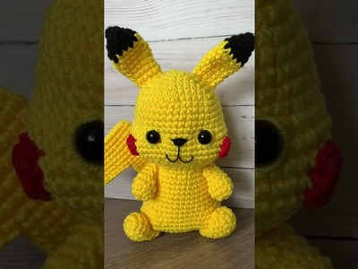 Pikachu Crochet #amigurumi #shorts #hechoamano
