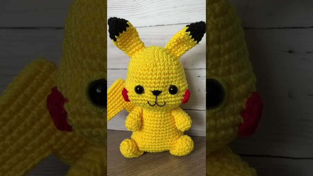 Pikachu Crochet #amigurumi #shorts #hechoamano