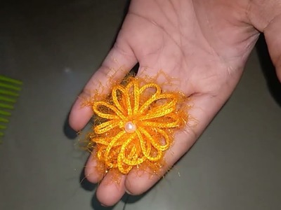 Woolen Flower | Crochet Flower
