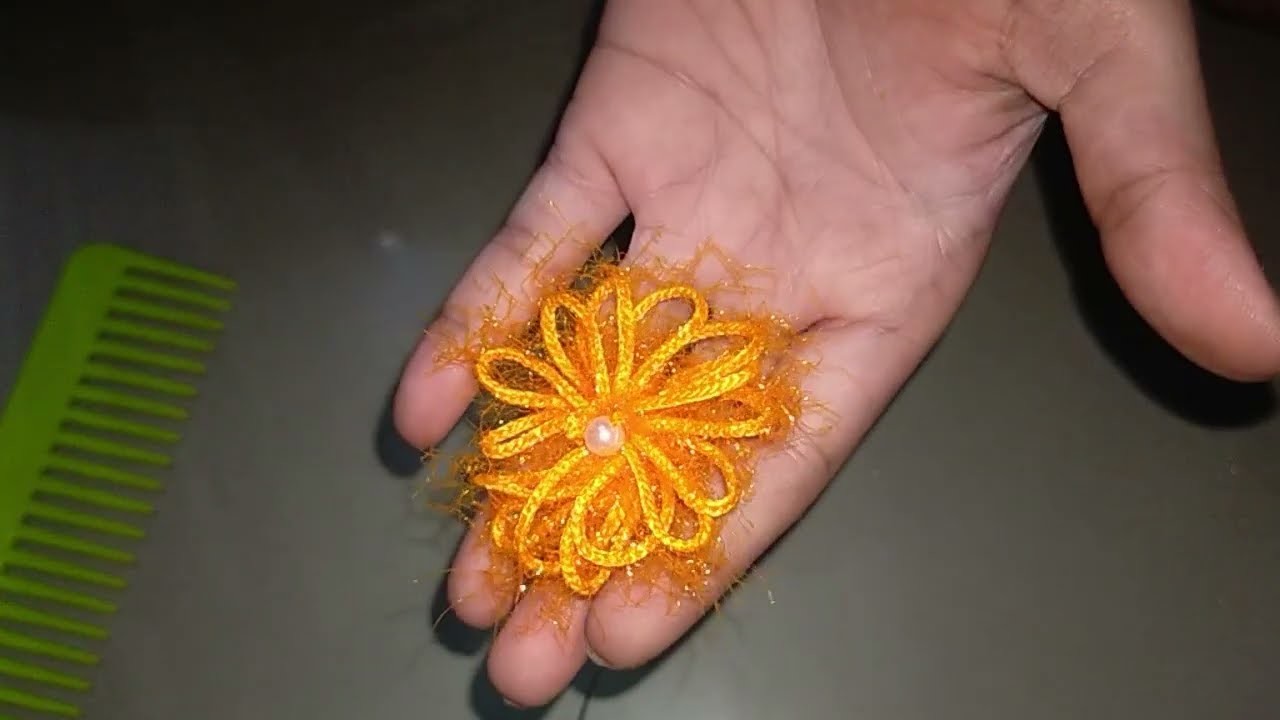 Woolen Flower | Crochet Flower