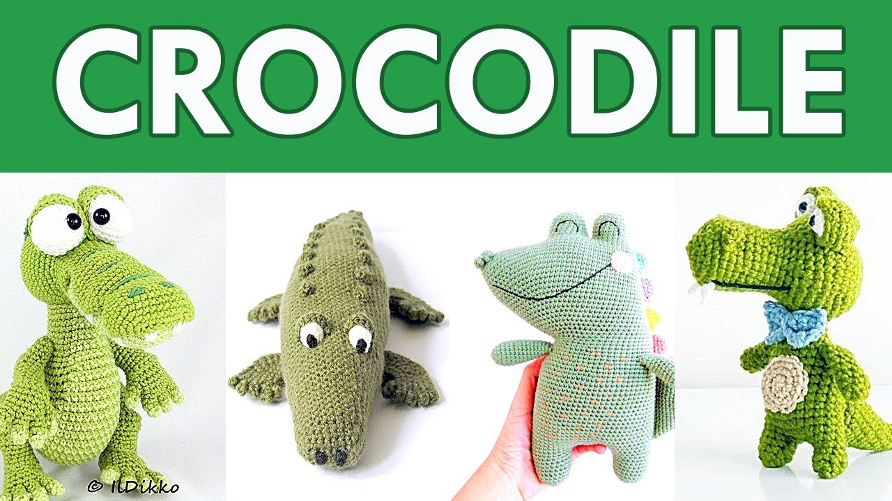 Amigurumi Crocodile Crochet Pattern Roundup!