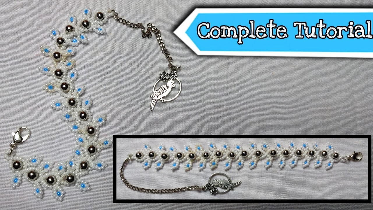 Beads bracelet tutorial