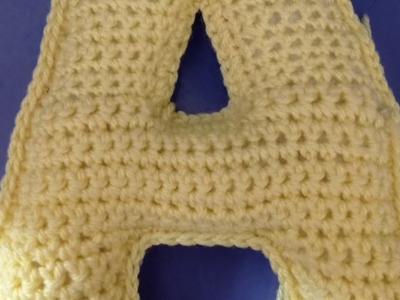 Crochet Amigurumi Letter 'A'