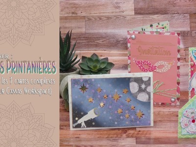 Réaliser : 2 Cartes Printanières avec votre Scan N Cut