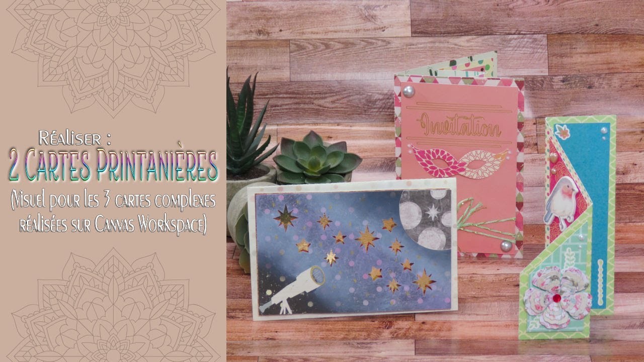 Réaliser : 2 Cartes Printanières avec votre Scan N Cut