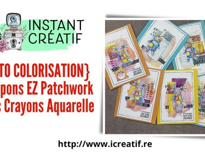 {TUTORIEL} Colorisation de tampons avec Crayons Aquarelle MUSEUM de Caran d'Ache