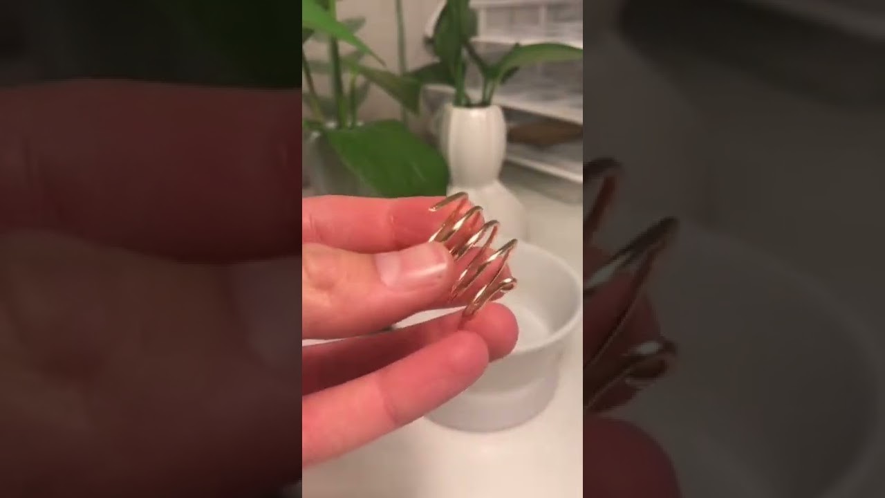DIY Spiral Pearl Ring tiktok ivylu jewelery