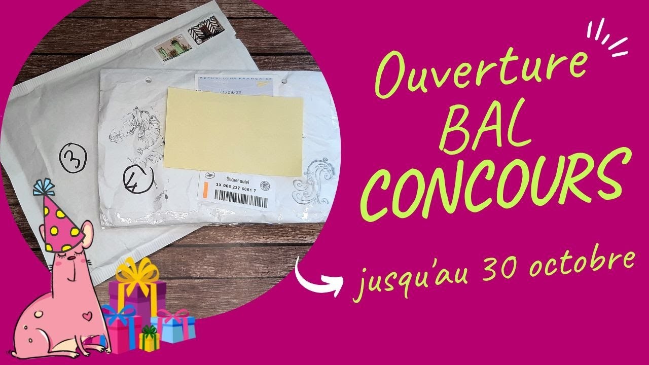 Ouverture concours : participations 3 et 4