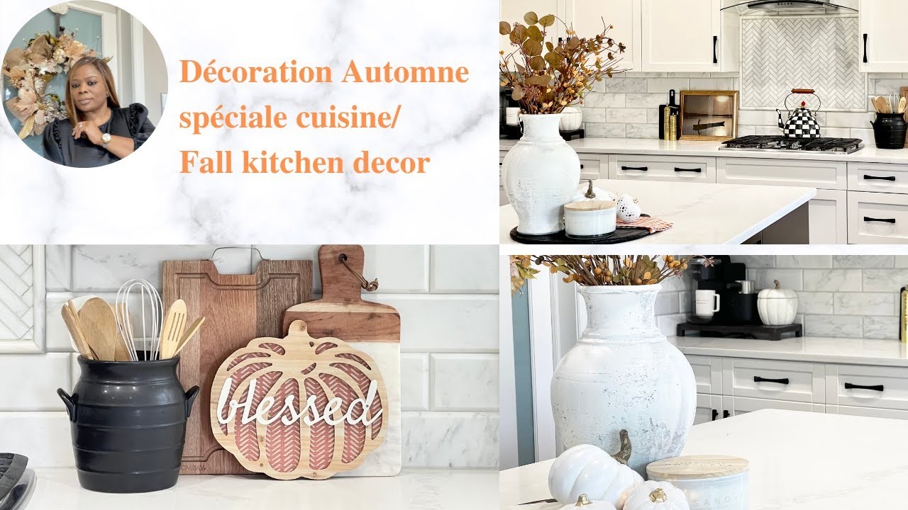 Décoration Automne spéciale cuisine.Fall kitchen decor.cuisine cozy pour l'automne.cozy fall kitchen