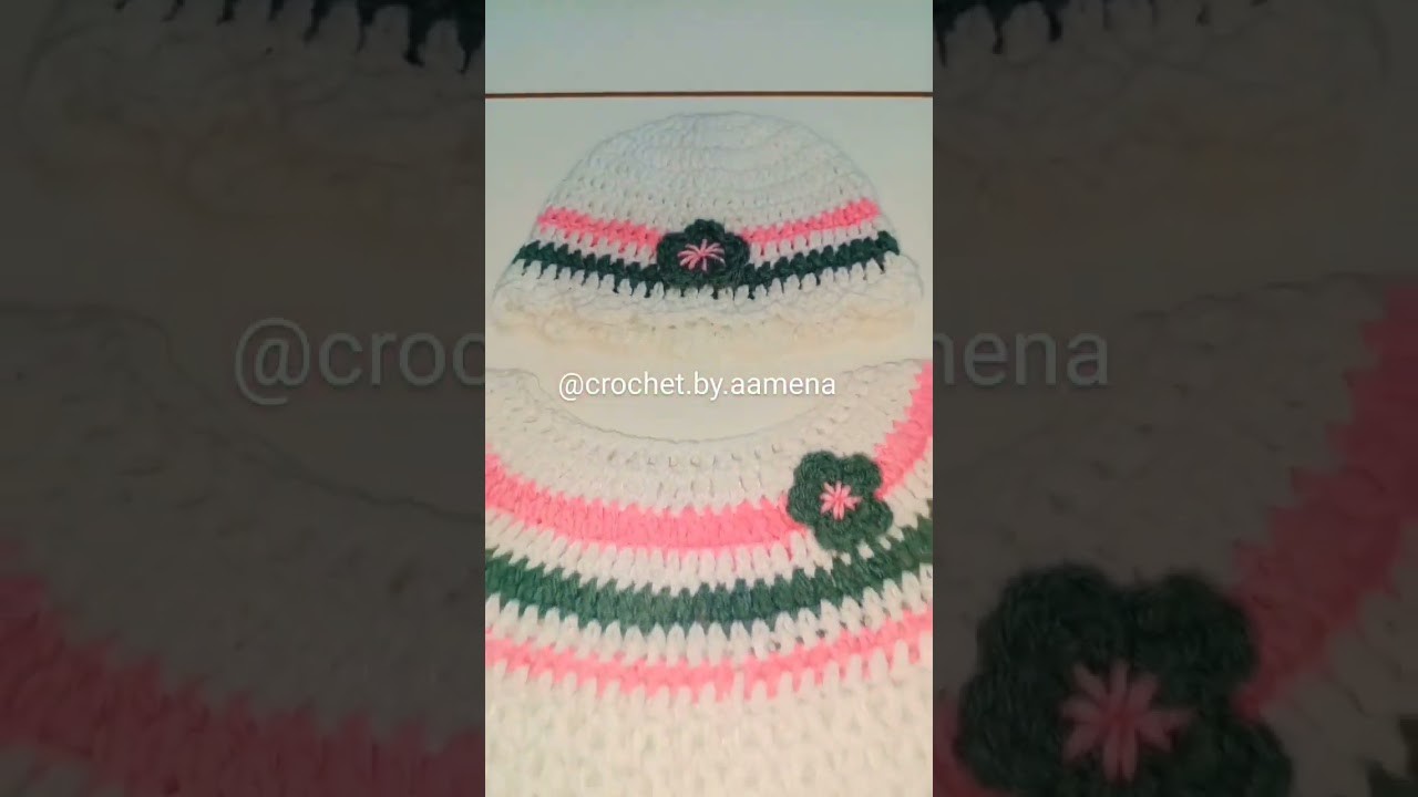 Crochet baby frock set