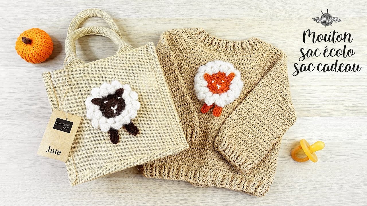 Crochet sac cadeau | Tuto mouton | Sac ecologique