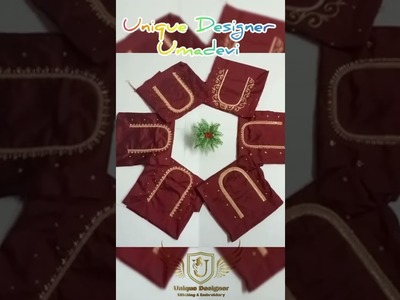 Aari work blouse.Aari designer umadevi