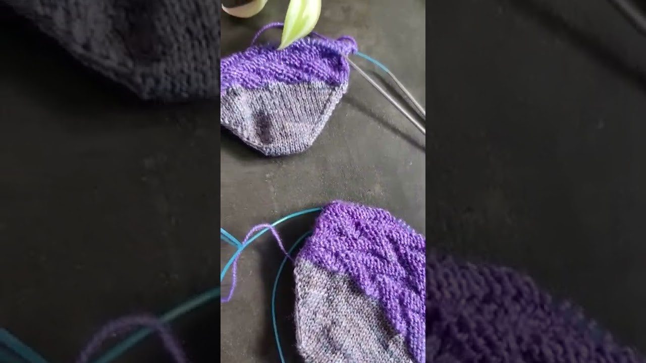Chaussettes "Lundi texture" en cours ✨