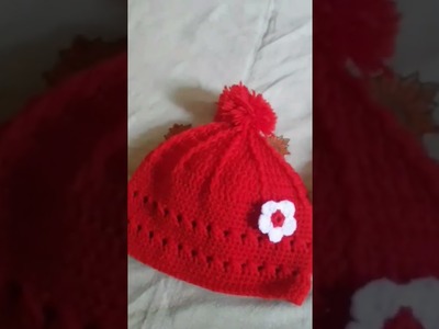 Crochet Baby Beanie ( Slip Stitch)