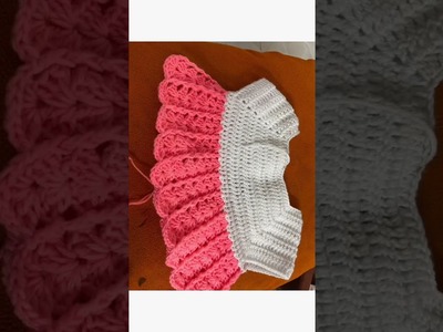 Crochet baby frock????#crochet#crocheting #crochetlove #crochetfrocks #crochetlover