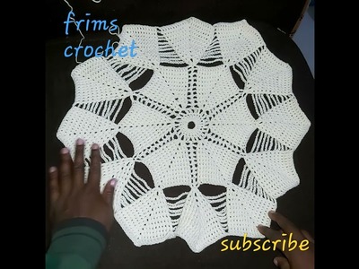 Crochet doily mat@arianedashian9562 @PrincessRozyline @felicityshiruofficial @MungaiEve