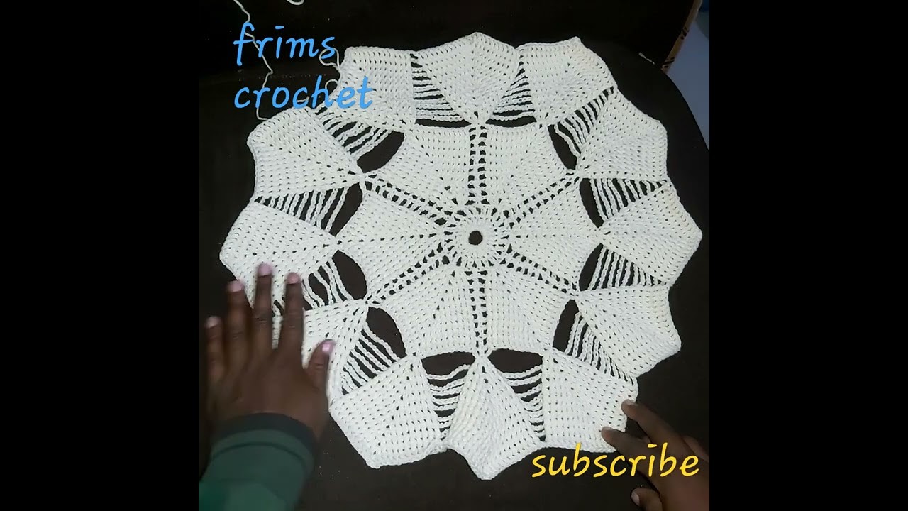 Crochet doily mat@arianedashian9562 @PrincessRozyline @felicityshiruofficial @MungaiEve