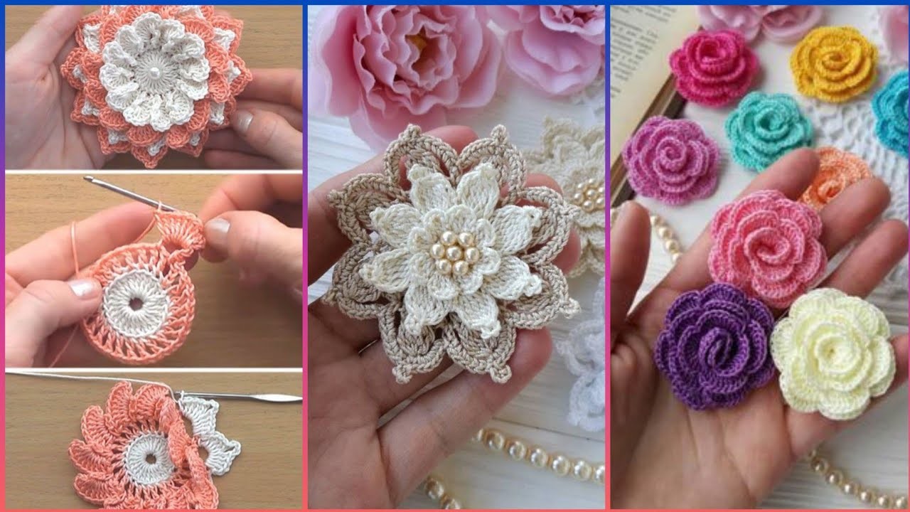Stunning Elegant Crochet Flower FREE Pattern