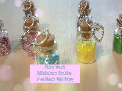 Fairy Dust Miniature Bottle, Necklace DIY Easy  #magical #minibottles #KabaGem #ጌጣጌጥ #poussièredefée