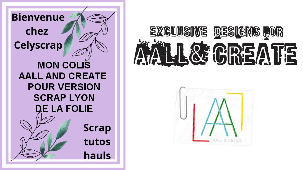 PRÉSENTATION DE MON COLIS DE FOU AALL AND CREATE