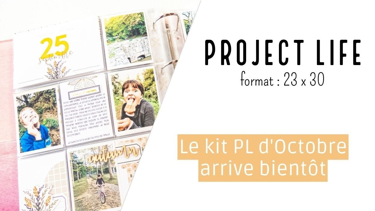 Le kit Project Life arrive bientôt ! Quelques vues sur mon album photo de famille