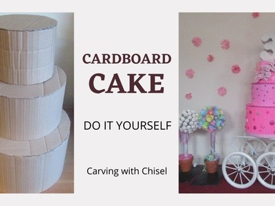 Cardboard Cake DIY