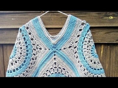 Crochet poncho design