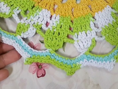 ❤️ SOUSPLAT FLOR DO CAMPO ❤️ @Rogercroche #crochet #croche