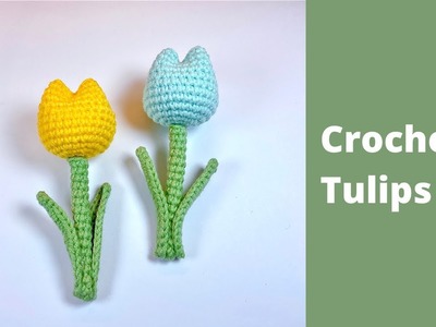 Crochet tulip | Crochet keychain