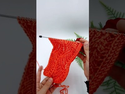 Knitting stitches RR #shorts  #knitting  #crochet  #تريكو