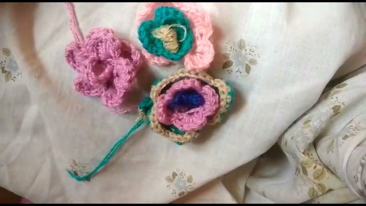 Flores crochet