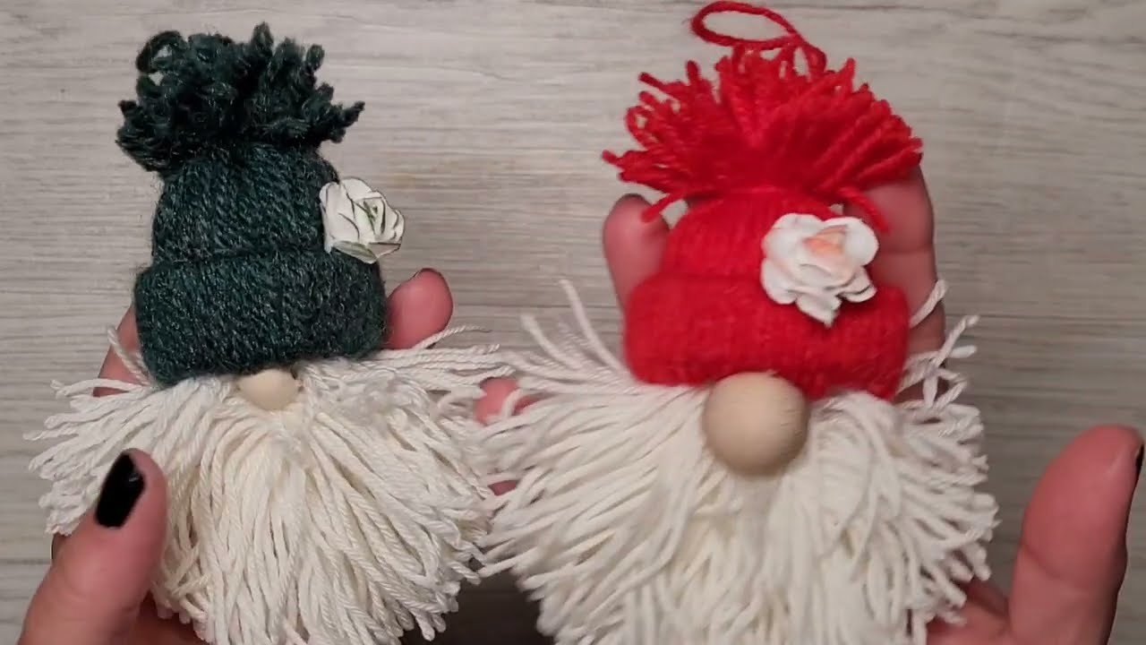 (207) - Création d'un gnome en laine ! Noël dans 3 mois :)